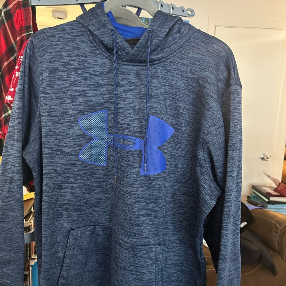 Under Armour Men's Blue Heather Hoodie
